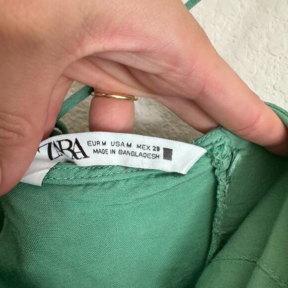 Zara Green Midi Dress - Picture 4 of 7